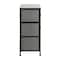 Flash Furniture Black/Gray 3 Drawer Storage Dresser Organizer WX-5L20-X-BK-GR-GG - alternate 9